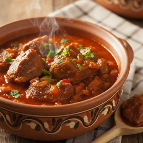 Schapengoulash - Birkapörkölt